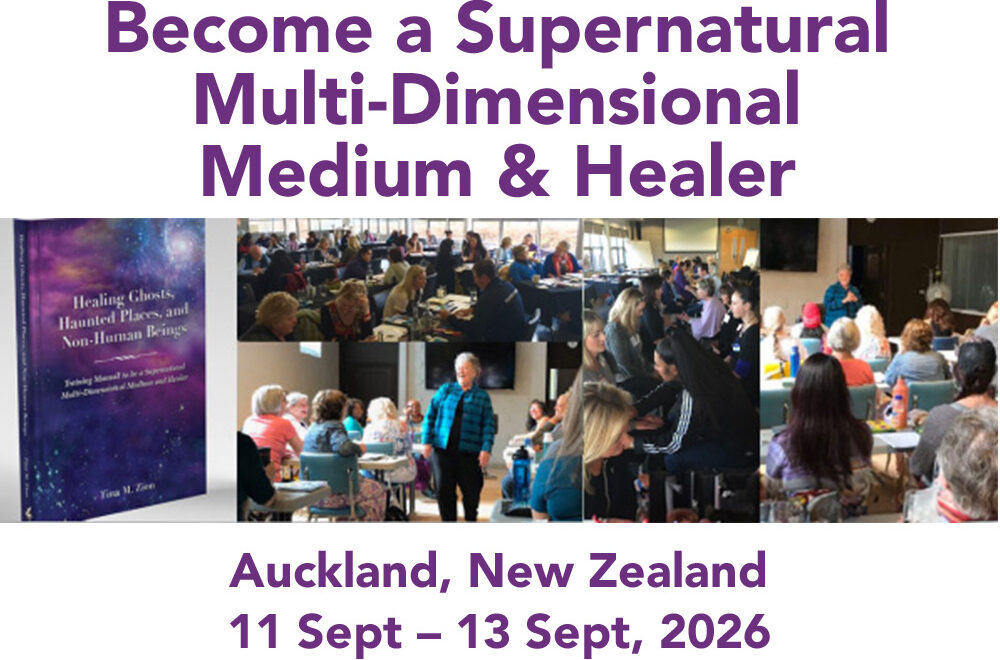 Become a Supernatural Multi-Dimensional Medium & Healer Auckland, New Zealand 11 Sept – 13 Sept, 2026