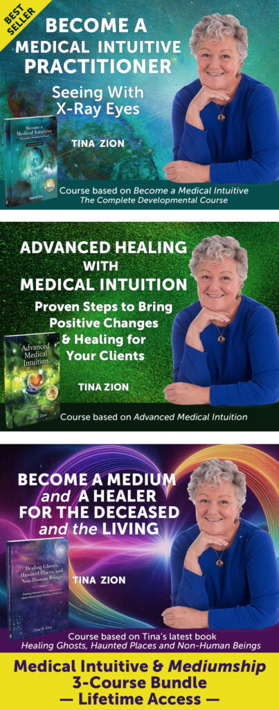 Medical Intuitive & Mediumship 3 course Bundle Tina Zion Medical Intuitive